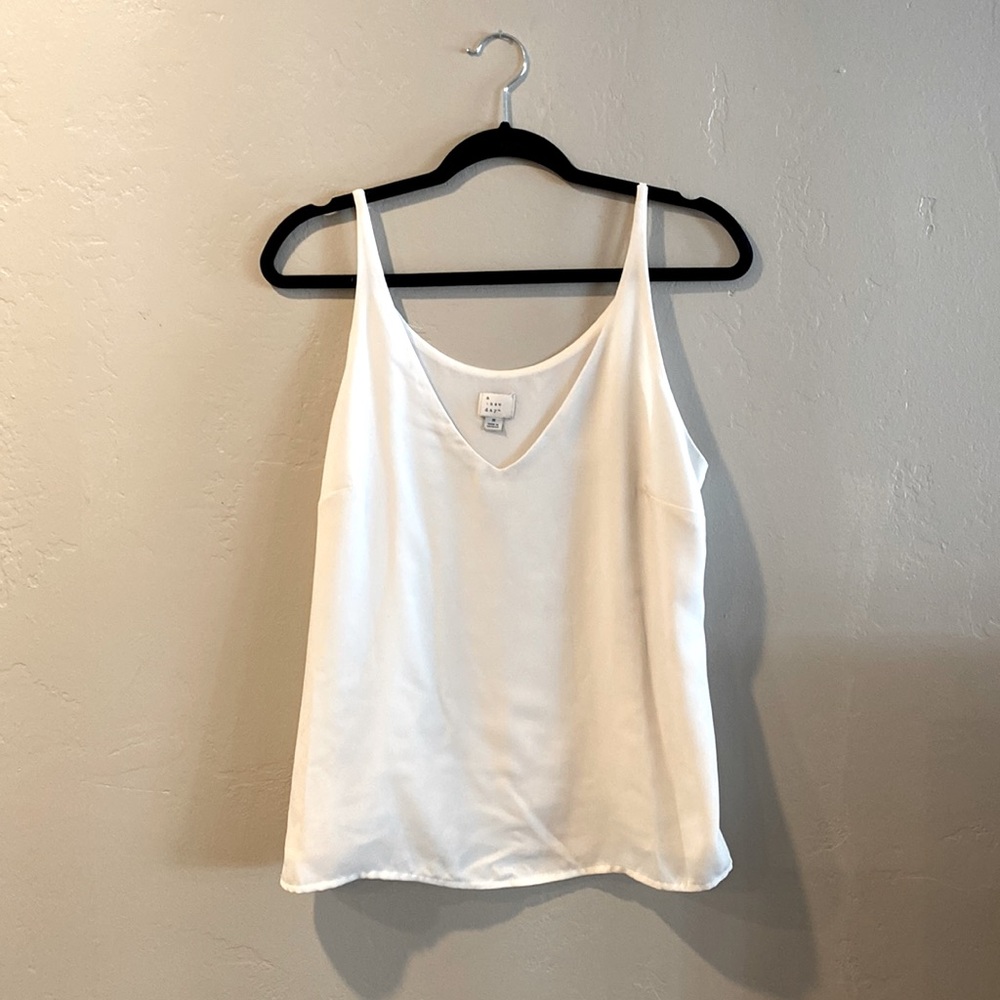 White/Cream Tank Top